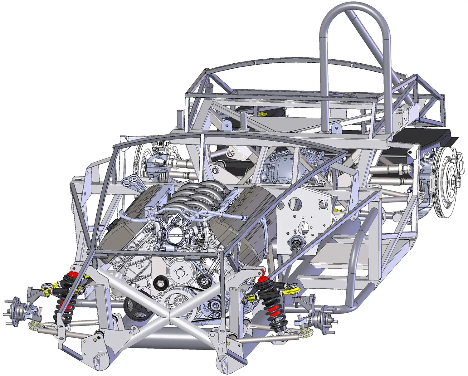 Factory Five Mk4 chassis begins life in CAD.